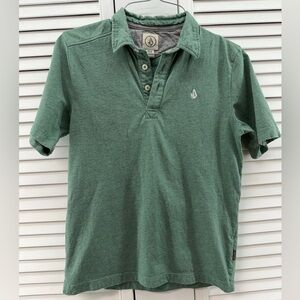 Volcom size M 10 Heather green wowzer Polo
